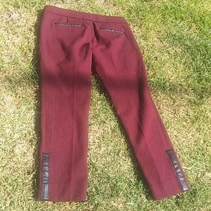 Red chevron pants 4